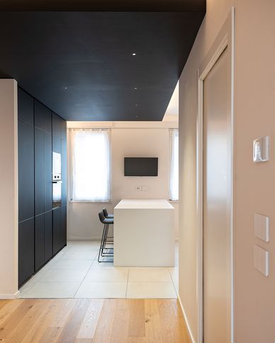 Cucina in stile contemporaneo di 17 di Frame Farm - Architecture & Design