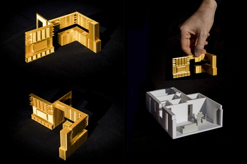 Open Space in stile moderno di 70 di AB Open Space in stile moderno di 70 di AB