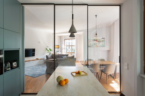 Soggiorno in stile contemporaneo di 40 di TGA_Studio Soggiorno in stile contemporaneo di 40 di TGA_Studio