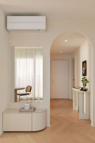 Open Space in stile minimal di 38 di Sofia Carta Studio