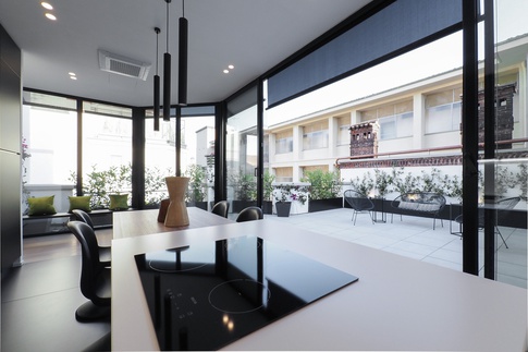 Veranda in stile moderno di 25 di Desearq studio - architettura e interior design