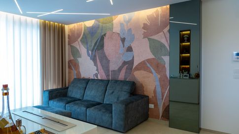 Open Space in stile moderno di 47 di GIOVANNI SELLITRI STUDIO