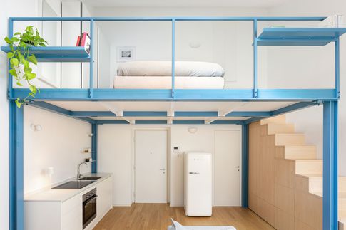 Open Space in stile contemporaneo di 35 di Giulia Dagheti Architetto