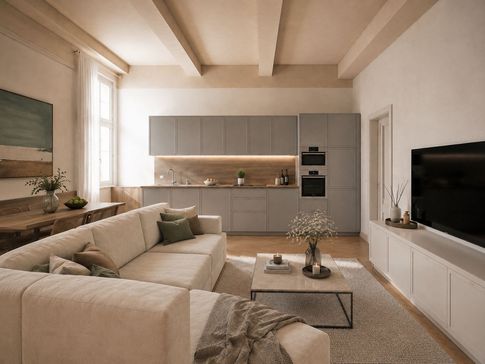 Open Space in stile rustico di 40 di JFD Juri Favilli Design