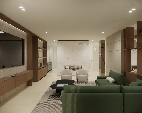 Soggiorno in stile contemporaneo di 30 di Arch'IN - Architettura di Interni