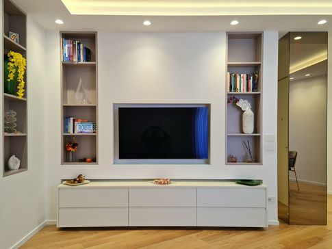 Open Space in stile contemporaneo di 30 di GIOVANNI SELLITRI STUDIO