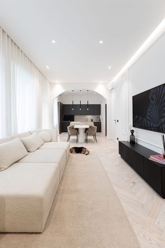Open Space in stile glamour di 50 di Desearq studio - architettura e interior design