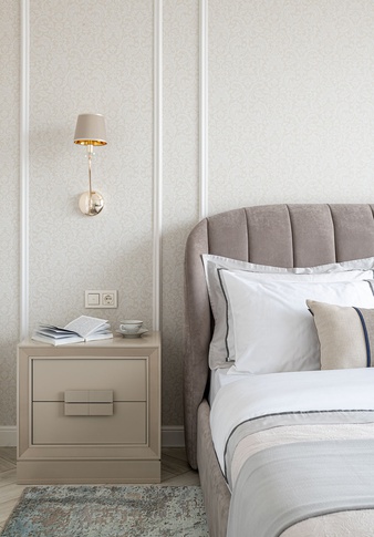 Camera da Letto in stile contemporaneo di 14 di Kashtanova Tatyana