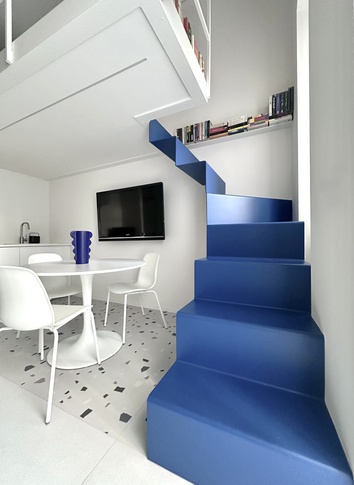 Soggiorno in stile minimal di 19 di Valeria Eva Rossi Architetta