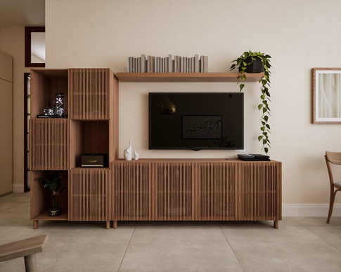 Open Space in stile japandi di 20 di Caterina Scamardella Architetto