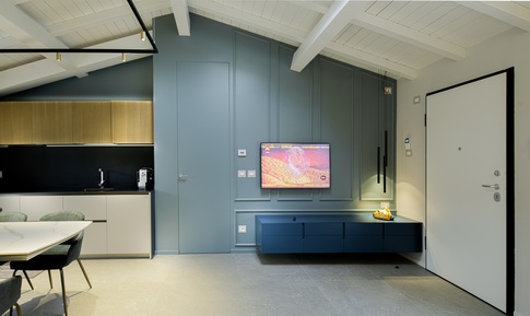 Open Space in stile moderno di 27 di MICHELE VOLPI STUDIO INTERIOR DESIGN