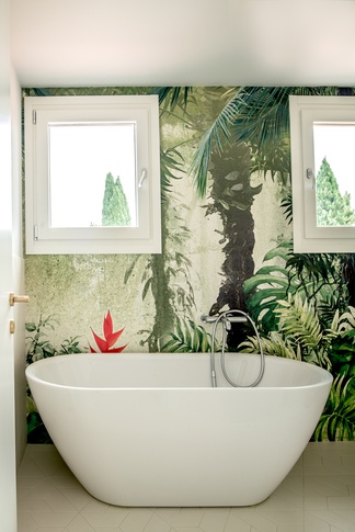 Bagno in stile contemporaneo di 6 di eutropia architettura