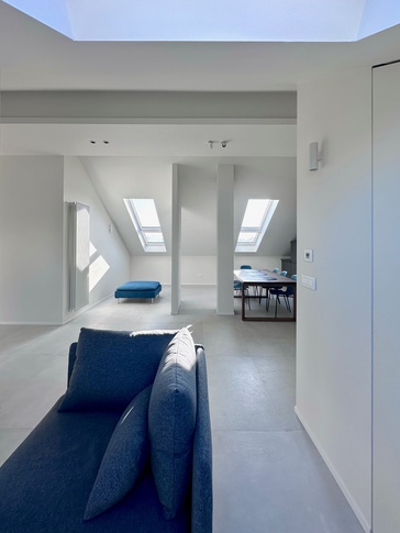 Soggiorno in stile contemporaneo di 60 di Valeria Eva Rossi Architetta