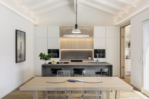 Open Space in stile giapponese di 64 di Chantal Forzatti architetto