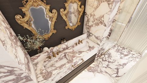 Bagno in stile classico di 10 di Salvatore Sito Interior Designer