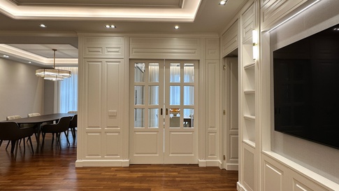 Soggiorno in stile contemporaneo di 47 di Studio Gaetano Riccardelli Soggiorno in stile contemporaneo di 47 di Studio Gaetano Riccardelli