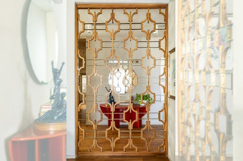 Ingresso in stile art deco di 6 di Rachele Biancalani Studio