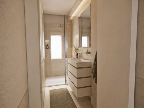 Bagno di Servizio in stile rustico di 6 di JFD Juri Favilli Design Bagno di Servizio in stile rustico di 6 di JFD Juri Favilli Design
