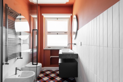 Bagno in stile eclettico di 4 di Arch. Luca Caprioli