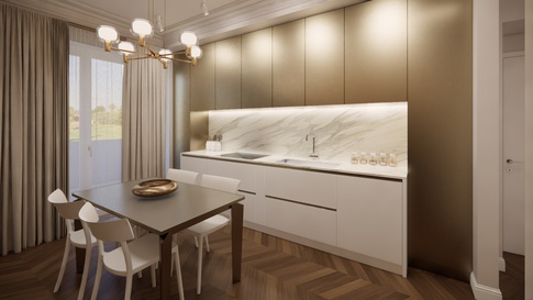 Cucina in stile contemporaneo di 20 di Studio Gaetano Riccardelli