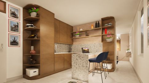 Cucina in stile contemporaneo di 14 di Disi Design