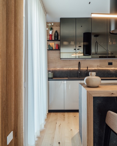 Open Space in stile contemporaneo di 59 di Francesco Cardano Interior Designer