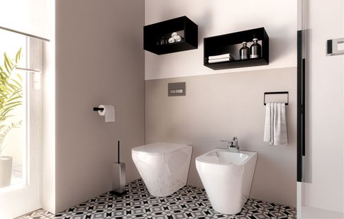 Bagno in stile moderno di 5 di Studio LABventinove