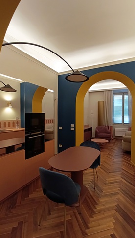 Cucina in stile maximalista di 11 di Rachele Biancalani Studio Cucina in stile maximalista di 11 di Rachele Biancalani Studio