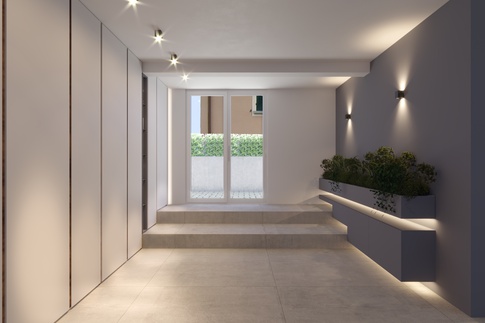 Open Space in stile moderno di 83 di MICHELE VOLPI STUDIO INTERIOR DESIGN