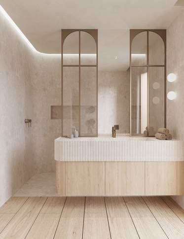 Camera da Letto in stile contemporaneo di 26 di EmmePi Architettura