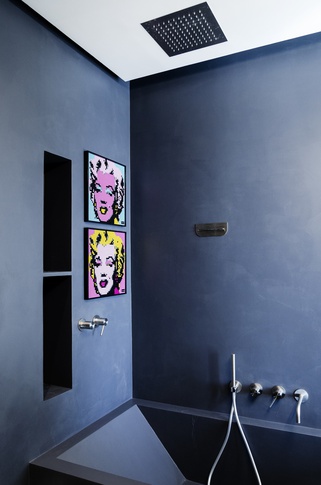 Bagno in stile moderno di 5 di Sara Fabbroni Architetto