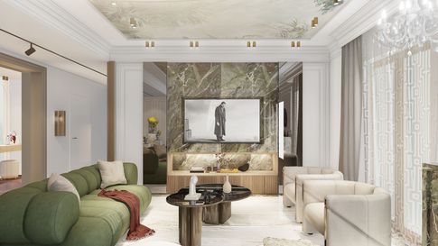 Open Space in stile contemporaneo di 20 di Salvatore Sito Interior Designer