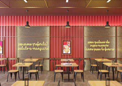 Open Space in stile industriale di 80 di Arcangelo Primato