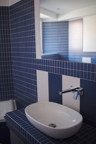 Bagno in stile contemporaneo di 7 di the_sign
