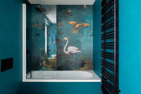 Bagno in stile contemporaneo di 6 di Archifacturing - Sara Cimarelli & Giorgio Opolka Bagno in stile contemporaneo di 6 di Archifacturing - Sara Cimarelli & Giorgio Opolka