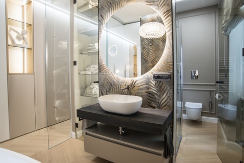Bagno in stile contemporaneo di 9 di LD Arch & Design