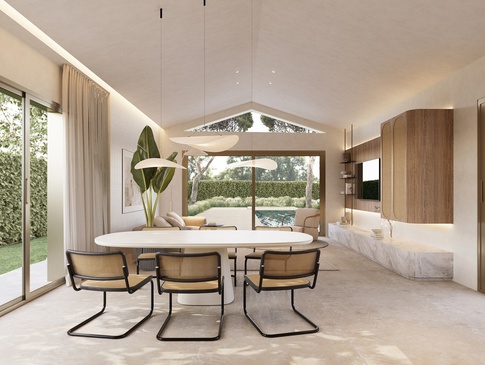 Sala da Pranzo in stile contemporaneo di 35 di EmmePi Architettura