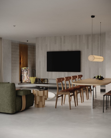 Sala da Pranzo in stile minimal di 60 di Aureainteriors Sala da Pranzo in stile minimal di 60 di Aureainteriors