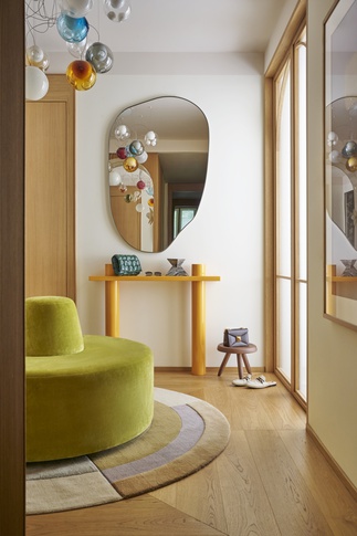 Ingresso in stile contemporaneo di 8 di NOMADE ARCHITETTURA