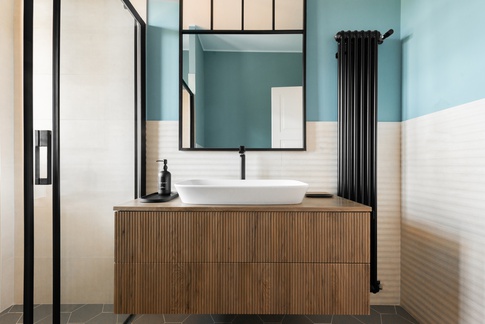 Bagno in stile industriale di 8 di Arch. Luca Caprioli