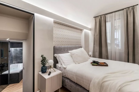 Camera da Letto in stile moderno di 16 di Stefano Proietti Architetto