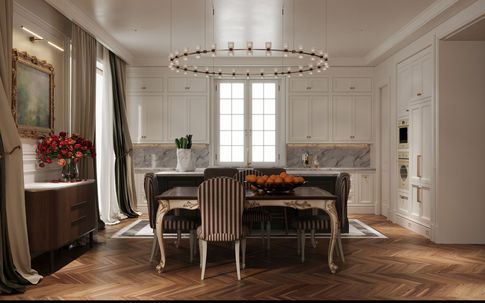 Open Space in stile classico di 50 di Salvatore Sito Interior Designer Open Space in stile classico di 50 di Salvatore Sito Interior Designer