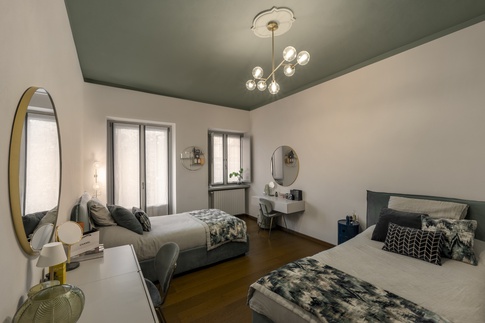 Camera da Letto in stile moderno di 20 di Carola Ribotta architetto Camera da Letto in stile moderno di 20 di Carola Ribotta architetto