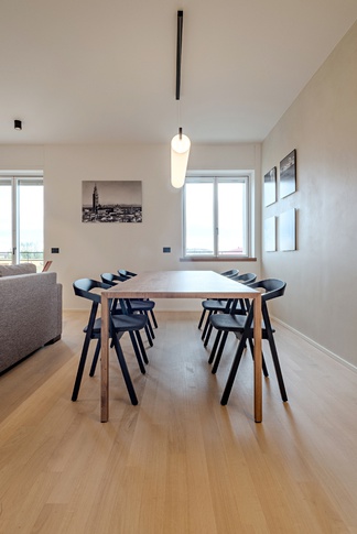 Open Space in stile contemporaneo di 47 di Paolo Gaudenzi | architetto