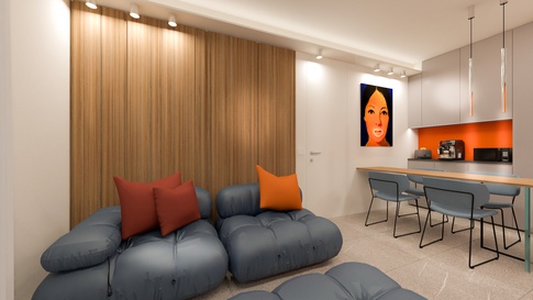 Open Space in stile moderno di 20 di MICHELE VOLPI STUDIO INTERIOR DESIGN