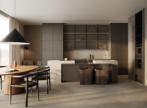 Open Space in stile minimal di 240 di Aureainteriors