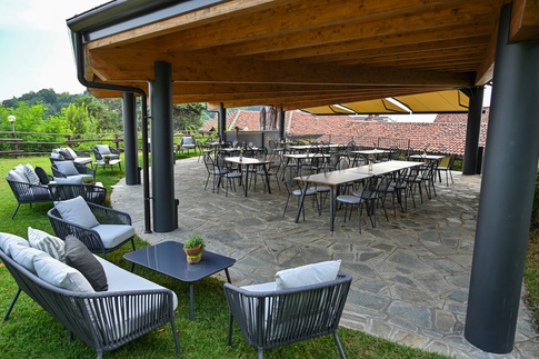 Open Space in stile soft industrial di 210 di Maison Monrò