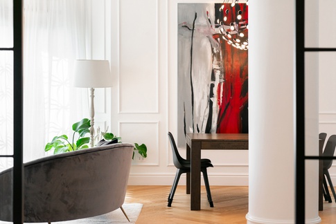 Soggiorno in stile classico di 50 di Arch. Luca Caprioli Soggiorno in stile classico di 50 di Arch. Luca Caprioli