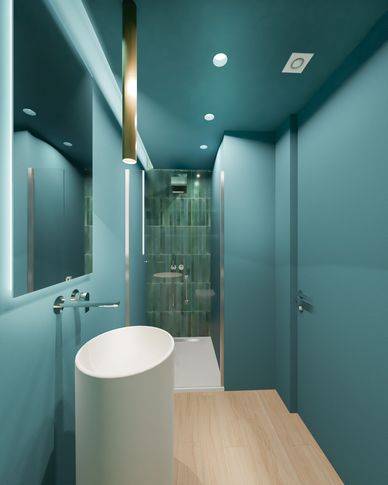 Bagno in stile minimal di 3 di MICHELE VOLPI STUDIO INTERIOR DESIGN Bagno in stile minimal di 3 di MICHELE VOLPI STUDIO INTERIOR DESIGN