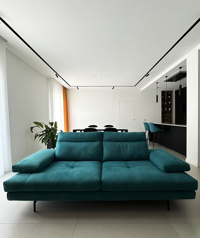 Open Space in stile contemporaneo di 40 di Areadieci architettura